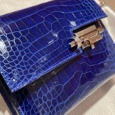 wholesale quality hermes verrou 17 allligator blue electric phw
